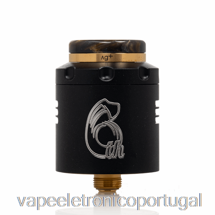 Vape Eletrônico Hellvape Dead Coelho V3 24mm Rda [6º Ano] Ouro Preto